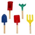 thumbnail image 1 of 5 Pcs Kids Garden Accessories Metal Assorted Color for Outdoor Activities, 1 of 5