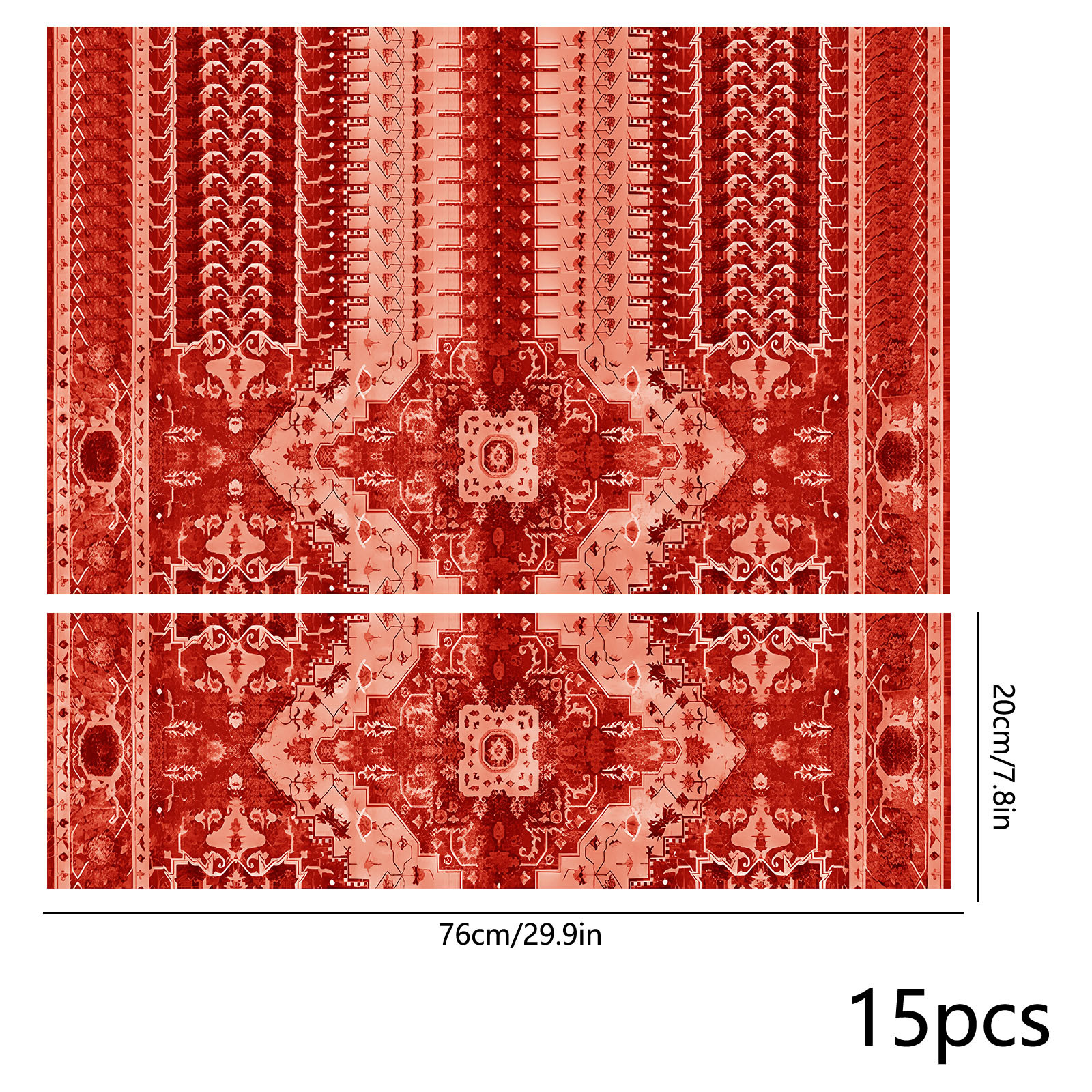 CaiYueKe 15 Pcs Non Slip Stair Treads Carpet Runner Rug Pads Anti Skid Safety Grip Tape for Stairs Indoor Outdoor Steps Pet Friendly Washable Reusable Adhesive