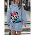thumbnail image 1 of Sudadera con capucha de Minnie para mujer, vestido suelto de Disney, suéter estampado de moda informal, sudadera con capucha, suéter de moda para mujer, 1 of 4