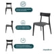 thumbnail image 2 of CONJUNTO DE EXTERIOR MESA LODI NEGRO Y SET DE 4 SILLAS BRIANZA NEGRO, 2 of 6