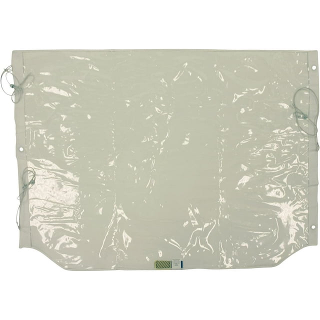 Clic Accessories Fairway Portable Golf Cart Windshield, White/Clear
