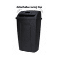 thumbnail image 5 of Mainstays Kitchen Trash Can, 13 Gallon Plastic Garbage Bin with Swing Top Lid, Black, 5 of 8