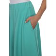 thumbnail image 3 of White Mark Women's Mid Length Fit and Flare Skirt, 3 of 5