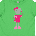 thumbnail image 4 of Inktastic Cute Robot, Girl Robot, Pink Robot with Ribbon Girls Toddler T-Shirt, 4 of 5