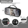 thumbnail image 7 of Jiueut Wolf Stethoscope Storage Bag Stethoscope Pouch Bag with Mesh Pocket Stethoscope Bag with Carrying Handle Stethoscope Case Organizer Storage Bag with Zipper, 7 of 7