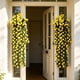 thumbnail image 1 of Flores colgantes de glicinia artificial | Guirnalda de enredaderas artificiales de seda | Decoración floral artificial realista en cascada para arcos de boda, paredes, jardines y vallas, 1 of 6