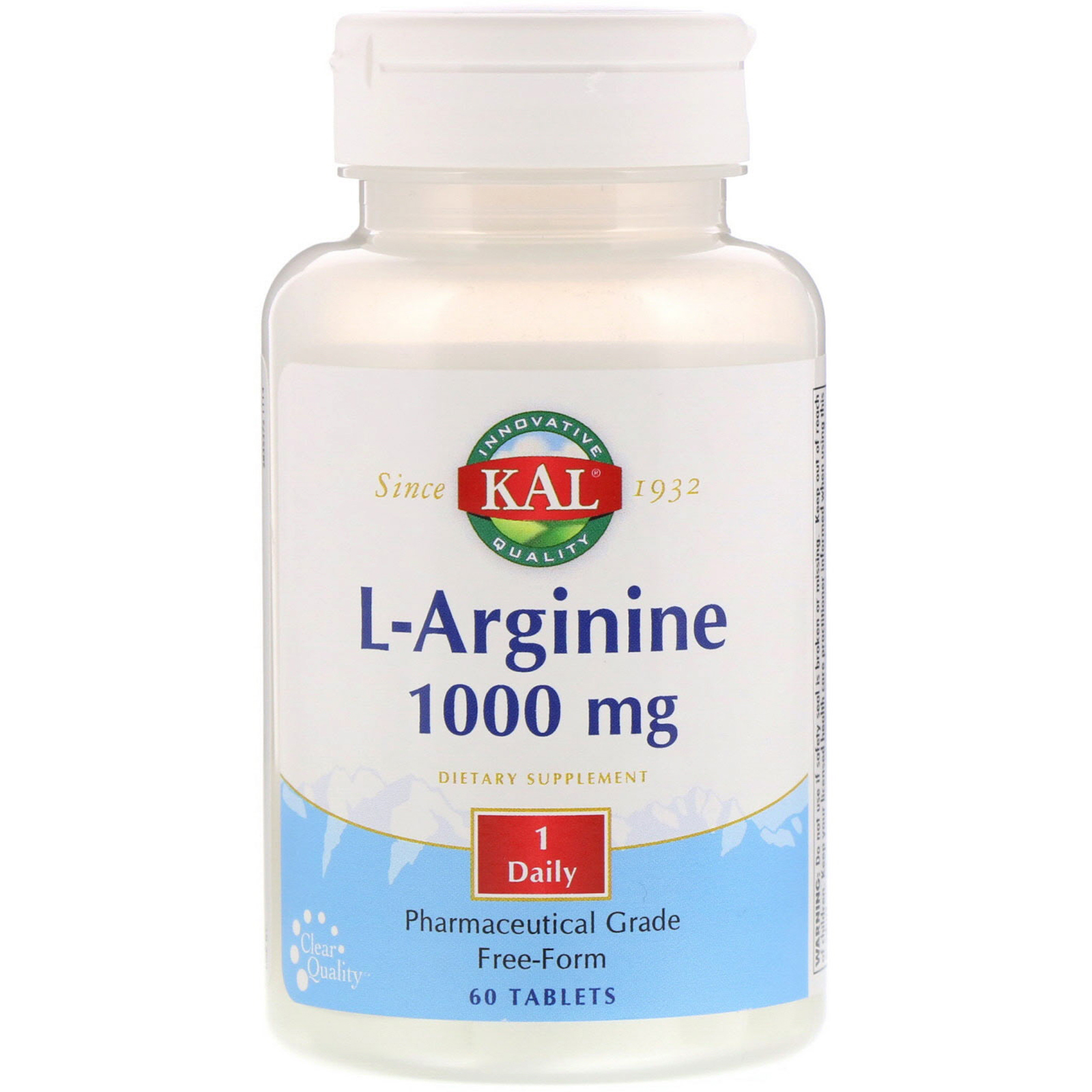 KAL LArginine 1000 mg 60 Tablets