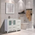 thumbnail image 5 of Vanity Art VA3030-72W 72 in. Double Sink Bathroom Vanity Set, White, 5 of 11