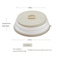 thumbnail image 1 of Microwave Heating Cover Silicone Folding Heating Cover Folding Cover, 1 of 10
