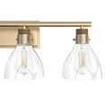 thumbnail image 4 of Hunter - Van Nuys 4-light Alturas Gold, Medium Size Vanity Light, Dimmable, Transitional Style, for Bedrooms, Dining, Living Rooms - 48039, 4 of 8