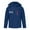 14Blue, variant on Mens Heated Jacket Hooded Windproof Christmas Printed Heated Coats Intelligent Single Control 3 Zones Warmer Winter Jackets