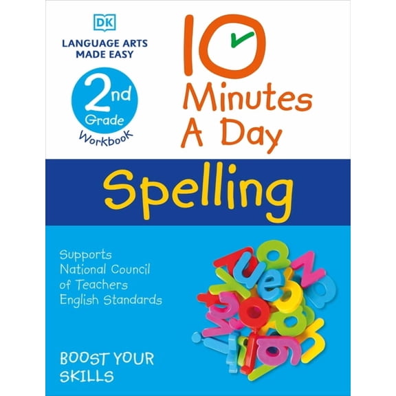 DK 10-Minutes a Day 10 Minutes a Day Spelling, 2nd Grade, (Paperback)