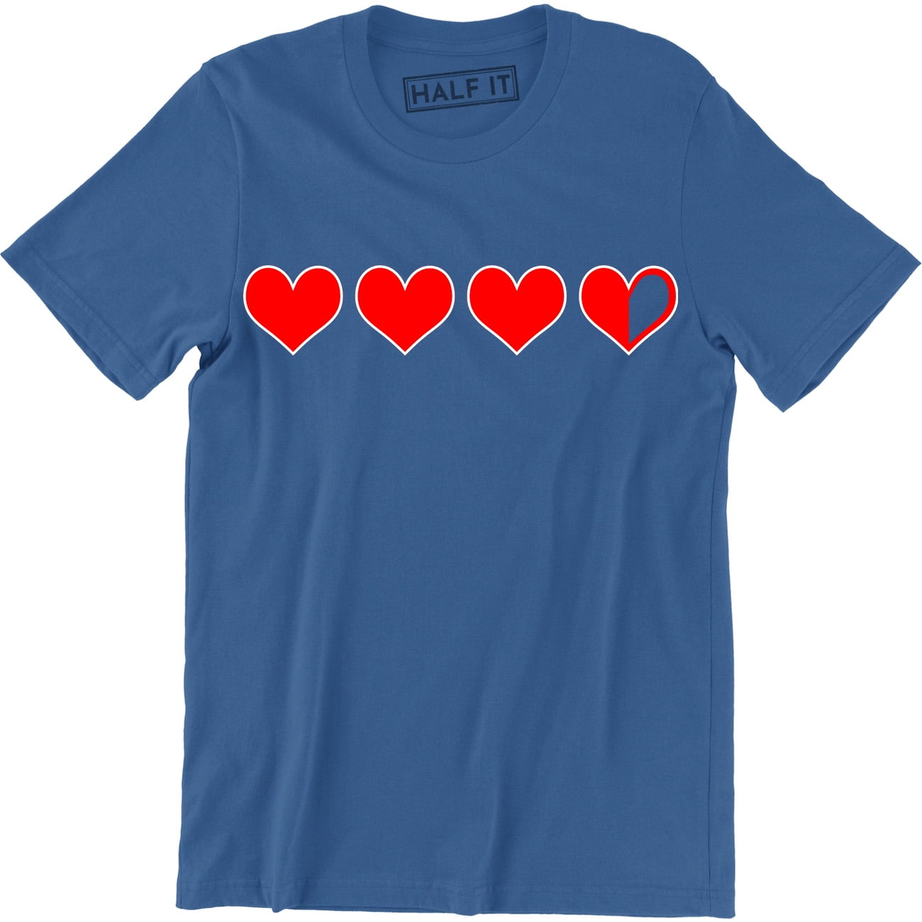 Half It - Three Heart And Half Left Valentines Day Geek ...