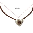 thumbnail image 5 of CIYISON Fashion Patched Love Heart Pendant Necklace Clavicle Chain Statement Jewelry, 5 of 6