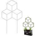thumbnail image 2 of Metal Garden Trellis for Climbing Plants, Iron Plant Support, 2 of 4