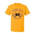thumbnail image 2 of Wild Bobby City of Vegas Hockey Fantasy Fan Sports Men's T-Shirt, Gold, Large, 2 of 5