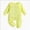 Yellow 0926, variant on 0-3 Months Newborn Baby Clothes & Play One-Piece Bodysuit Long Sleeve Solid Romper Infant Jumpsuit Snap Newborn Pajamas Unisex Clothes Yellow