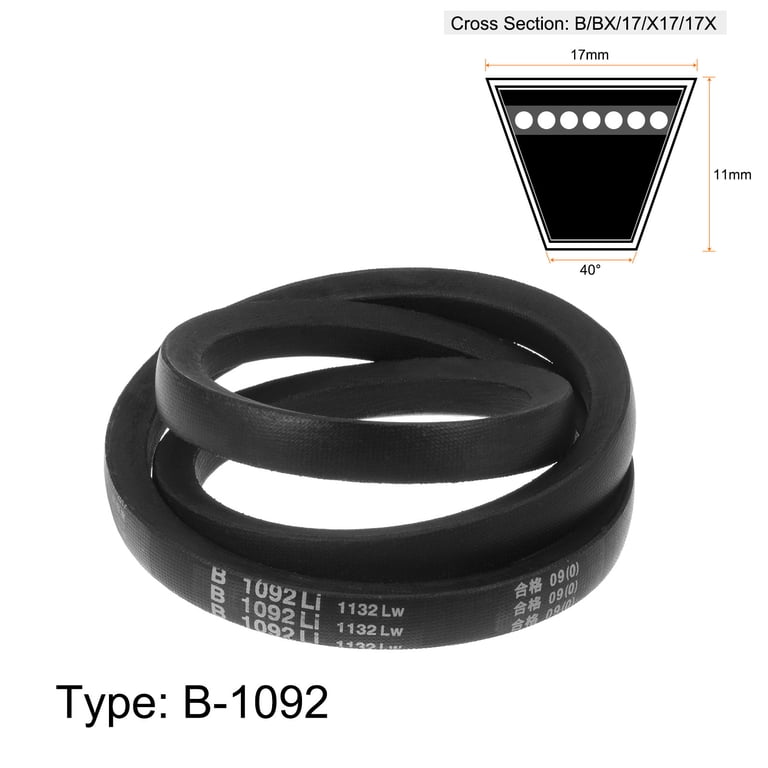 B Section V Belt B61 - Length 1550 mm VEE Auxiliary Drive Fan Belt 17mm x 11mm