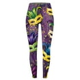 thumbnail image 3 of Womens Carnival Colorful Printing Feather Casual Tight Lifting Leggings Pants Extra Long Leggings for Tall Women Thick Leggings for Women Teacher Skirt Work Leggings for Women plus Size Gothic, 3 of 3
