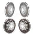 thumbnail image 1 of Genius Front Rear Coated Disc Brake Rotors Kit for Car Volkswagen CC Passat KG-101270, 1 of 9