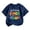 AB558 Navy, variant on Bainana Girls Back To School T Shirts Letter Print Short Sleeve Tops Big Kids Fashion Summer Tees