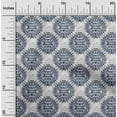 thumbnail image 2 of oneOone Viscose Jersey Navy Blue Fabric Asian Block Sewing Craft Projects Fabric Prints By Yard 60 Inch Wide, 2 of 4