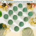 thumbnail image 4 of Mini Floral Foam Holder Floral Arranging Supplies Round Green Floral Foam for Table Wedding Wine Bottle Decor 12 Pcs, 4 of 6