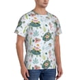 thumbnail image 5 of Rocae Turtle and Sea Life for Men's Moisture-Wicking Crew Tee - T-Shirt for Sports, Outdoor Activities, and Casual WearXX-Large, 5 of 9