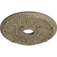 thumbnail image 3 of Ekena Millwork 18"OD x 3 1/2"ID x 1 3/8"P Antioch Ceiling Medallion (Fits Canopies up to 3 1/2"), Hand-Painted Gobi Desert Crackle, 3 of 5