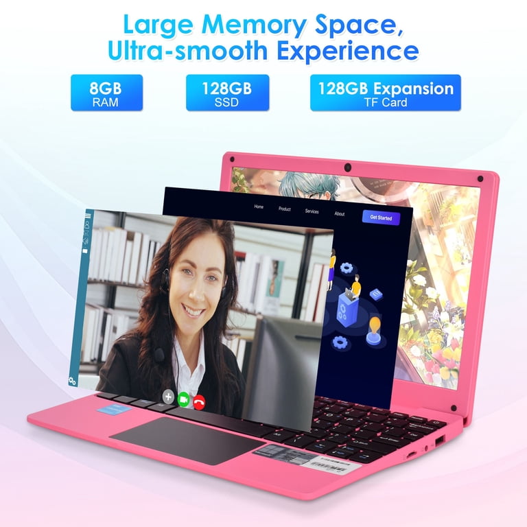 T&C 10 Inch Small Notebook, Windows 10, Intel Z-8350, 6GB RAM