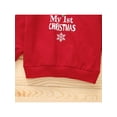 thumbnail image 5 of Qiylii Baby Christmas Long Sleeve Tops/ Buttoned Crotch Romper, 5 of 8