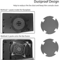 thumbnail image 4 of Faceplate for PS5 Pro Disc Edition with RGB Light Strip and Dust Filter with Cooling Vents DOBEWINGDELOU 400+ Effects LED Light Ring Console Face Plate Cover DIY Decoration Kit Accessories, 4 of 7