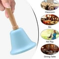thumbnail image 4 of Loud Hand Call Bell with Wooden Handle，Christmas Jingle Bells, 4 of 5