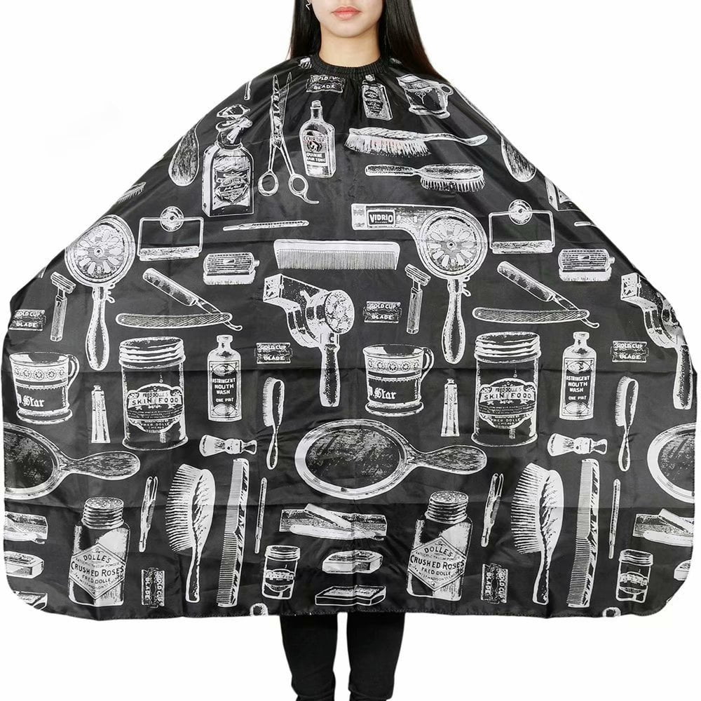 SSDXY Barber Cape,Waterproof Salon Hair Apron Cape Barber Hairdressing Cloth Hair Cutting Colouring Dyeing Perming Cape