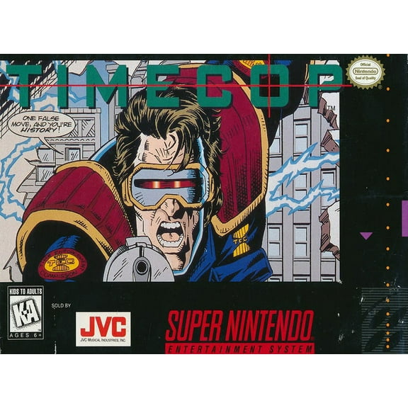 Restored Timecop (Super Nintendo, 1995) SNES Action Game (Refurbished)