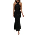 thumbnail image 2 of Fankiway Robe à Paillettes pour Femmes Robe Cocktail Formelle Scintillante pour Invité de Mariage Robes de Plage pour Femmes Grande Taille, 2 of 9