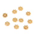 thumbnail image 1 of Alloy Daisy Spacer Beads Long-Lasting Plated Flower Golden 4x1mm Hole: 1mm, 1 of 2