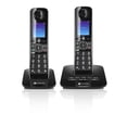 thumbnail image 1 of Motorola D87 Series Bluetooth Cordless Telephone - Twin Pack - Black, 1 of 9
