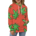 thumbnail image 3 of Hemp Leaves Oversized Hoodies for Women Pullover Womens Clothes with Pocket Mens Ultimate Pullover Hoodie Sweatshirt S-6XL, 3 of 8