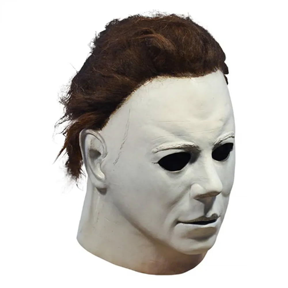 Michael Myers Mask , Michael Myers Costume Scar Mask,Party Gift，White ...