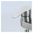 thumbnail image 2 of Bathroom Basin Faucet 304 Stainless Steel Sink Mixer Tap, Hot Cold Water 2 Holes Deck Mounted Single Handle Faucet, 2 of 6