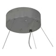 thumbnail image 2 of Meyda 145768 60 in. Anillo LED Pendant, Extreme Chrome & Frosted White Acr, 2 of 7