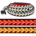 thumbnail image 2 of wartleves 60-Inch LED Tailgate Light Bar Strip, 2026 New Truck Dynamic Taillight, Turn Signal Strip, Red & Amber Sequential Light, Robust Weatherproof Arrow Design Turn Signal Strip (60in), 2 of 8