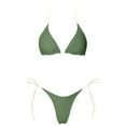 thumbnail image 5 of Afdoent Tankini Swimsuits For Women Bikini Beachwear Tie Side Two Piece Swimsuit For Summer Pool Party Water Activities Beachwear, 5 of 6