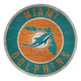 thumbnail image 1 of Fan Creations Miami Dolphins Wood Sign 12 Inch Round State Design, 1 of 3