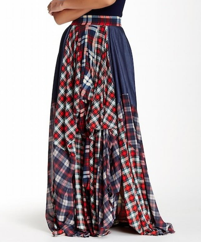 tov denim and chains maxi dress