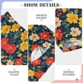 thumbnail image 6 of FORMRS Boys Pajama Pants with Pockets Size 6-8Y Kids Lounge Sleep Bottoms, Vibrant Flowers, 6 of 8