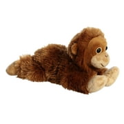 Aurora  8 in. Adorable Mini Flopsie Oscar Orangutan Playful Ease Timeless Companions Stuffed Animal Toy, Orange