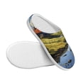 thumbnail image 3 of Haiem Pasture Cow A Print Women's Fuzzy Memory Foam House Slipper Cozy Home Footwear Non-slip Winter Slippers-44/45, 3 of 7