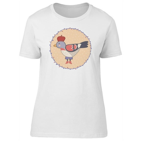 Cool Yurok Bird Cartoon T-Shirt Women -Image by Shutterstock, Female XX-Large